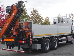 Renault C380 Comfort 6x4 / Atlas 172.3E crane