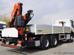 Mercedes-Benz Arocs 2633 flatbed truck / Crane FASSI