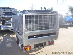 Brenderup 2000 Kg Heckkipper Laubgitter Plane