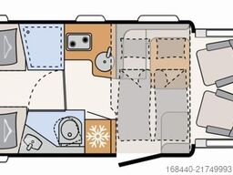 DETHLEFFS Just Camp T 7052 EB Automatik/5 Gurtplätze