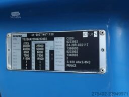 Scania S650 V8 NGS 6X2-4/ FULL AIR/ RETARDER/ LEDER/ A...