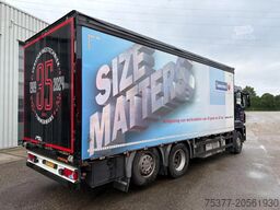 MAN 6X2,tautliner,8 tons vooras, Blatt -luft gefederd