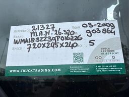 MAN euro 5 6X2,tautliner,8 tons vooras, Blatt -luft...