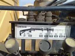 Unimog U 1000 427/10 Kran Hiab 090 KM: 8.600