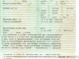 Unimog U 1000  427/10 Kran Hiab 090 KM: 8.600