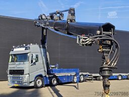 Volvo FH 500 8x2 / HMF 70 tm CRANE + JUMBO TRAILER