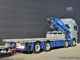 Volvo FH 500 8x2 / HMF 70 tm CRANE + JUMBO TRAILER