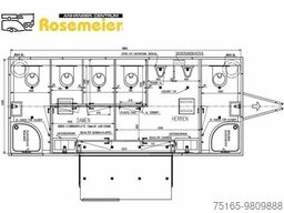 Rosemeier VE Dusch+WC Kombi 2 Toilettenanhänger