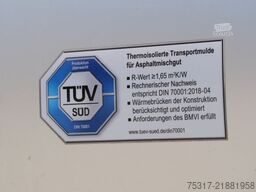 SCHWARZMÜLLER HARDOX MULDE / THERMO /25m³  5 mm BPW /ALUFELGEN