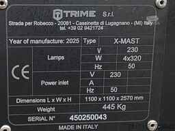 Trime X-Mast 4 × 320W LED Valid Inspection, *Guarantee!