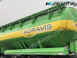 SILOAUFBAU 31 m³, 5 Kammern, Schiebedeckel