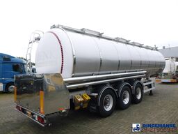 Van Hool Food tank inox 36 m3 / 4 comp + pump