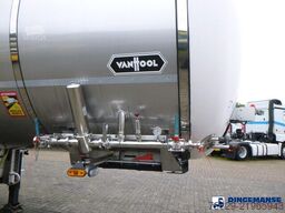 Van Hool Food tank inox 36 m3 / 4 comp + pump