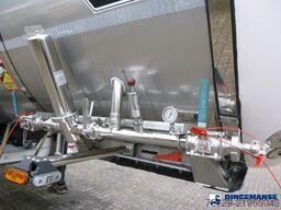 Van Hool Food tank inox 36 m3 / 4 comp + pump