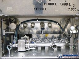 Van Hool Food tank inox 36 m3 / 4 comp + pump