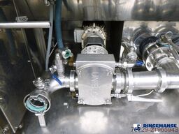 Van Hool Food tank inox 36 m3 / 4 comp + pump