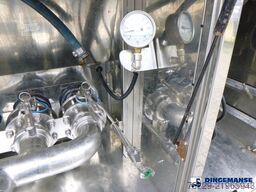 Van Hool Food tank inox 36 m3 / 4 comp + pump