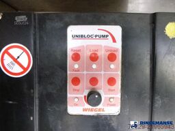 Van Hool Food tank inox 36 m3 / 4 comp + pump