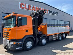 Scania G 450 Euro 6 HMF 60 Tonmeter laadkraan + Fly-Jib