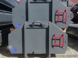 Decker Containerbau Abrollcontainer, Bayernbox, Pendelklappe