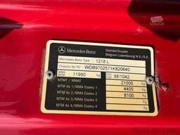 Mercedes-Benz Atego 1218 + HYVALIFT HAAKARM SYSTEEM + MANUAL