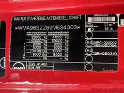 MAN TGS 41.480 8X8 BB TGS 41.480 8X8 BB, Bender Stahlmulde ca. 18m³, hydr. Heckklappe