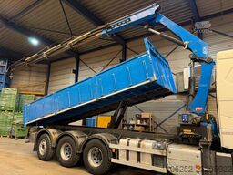 Volvo FH 420 8x4 TRIDEM TIPPER + CRANE HMF 2120 - 4x ...