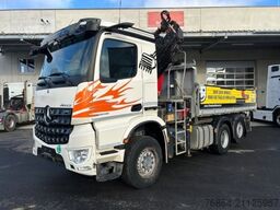 MERCEDES-BENZ AROCS 2846, 6X4/2 KIPPER, HMF 2320K-K5 KRAN,  LENK-LIFTACHSE, EURO 6