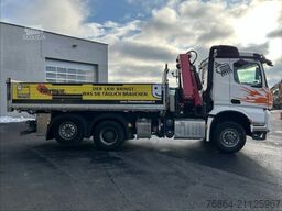 MERCEDES-BENZ AROCS 2846, 6X4/2 KIPPER, HMF 2320K-K5 KRAN,  LENK-LIFTACHSE, EURO 6