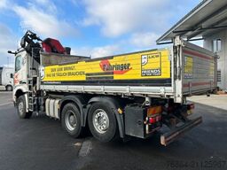 MERCEDES-BENZ AROCS 2846, 6X4/2 KIPPER, HMF 2320K-K5 KRAN,  LENK-LIFTACHSE, EURO 6