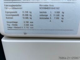 MERCEDES-BENZ AROCS 2846, 6X4/2 KIPPER, HMF 2320K-K5 KRAN,  LENK-LIFTACHSE, EURO 6