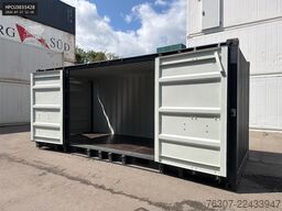  20' Open Side Container RAL7016