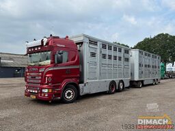 Scania R500 6X2 V8 - vol lucht - 6x2*4 veewagen - 3 vl...