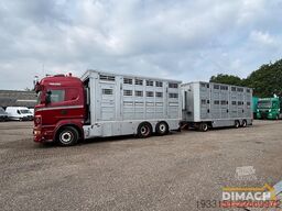 Scania R500 6X2 V8 - vol lucht - 6x2*4 veewagen - 3 vl...