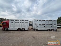 Scania R500 6X2 V8 - vol lucht - 6x2*4 veewagen - 3 vl...