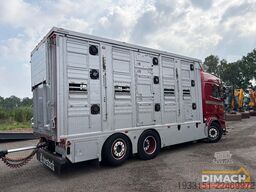 Scania R500 6X2 V8 - vol lucht - 6x2*4 veewagen - 3 vl...