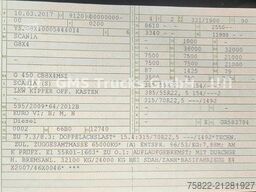 SCANIA G450 / ISO Thermo Mulde / 8X4 / Opti Cruise