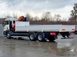 MAN TGS 26.360*PRITSCHE 7,60m *6x4 * KRAN/ FUNK