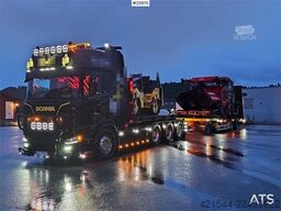 Scania R660 Tridem Hooklift Truck with Snow Plough Equipm