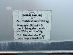 HUMBAUR Alu Single 1,5 er # 100 km/h Zulassung