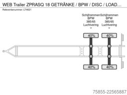 WEB Trailer ZPRASQ 18 GETRÄNKE / BPW / DISC / LOADING LIFT