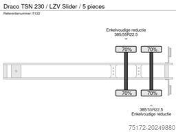 Draco TSN 230 / LZV Slider / 5 pieces