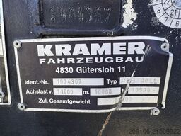 KRAMER KS 20LL Lenk Achse Zwillingsreifen