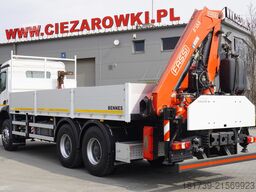Mercedes-Benz Arocs 2633 flatbed truck / Crane FASSI