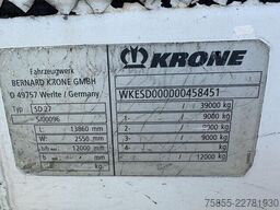 Krone SD 27 Koffer / Textil / Conefctie / BPW Axles /...