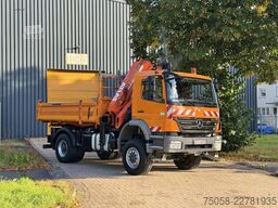 Mercedes-Benz AXOR 1833 - 4x4 - Kipper - Kran - EURO5
