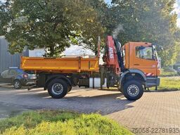 Mercedes-Benz AXOR 1833 - 4x4 - Kipper - Kran - EURO5