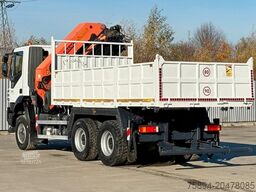 IVECO TRAKKER 360 * Kipper 5,15m* KRAN /FUNK * 6x6