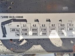 MERCEDES-BENZ AXOR 1833 * HIAB 144 B - 3 HIDUO + FUNK * TOP