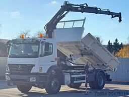 MERCEDES-BENZ AXOR 1833 * HIAB 144 B - 3 HIDUO + FUNK * TOP